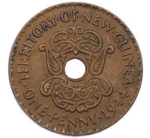 1 пенни 1944 года Британская Новая Гвинея — Фото №1