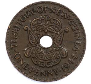 1 пенни 1944 года Британская Новая Гвинея — Фото №1