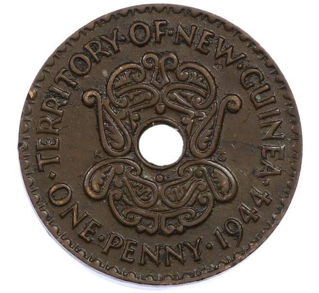 Монета 1 пенни 1944 года Британская Новая Гвинея (Артикул: M2-88006) — Фото №1