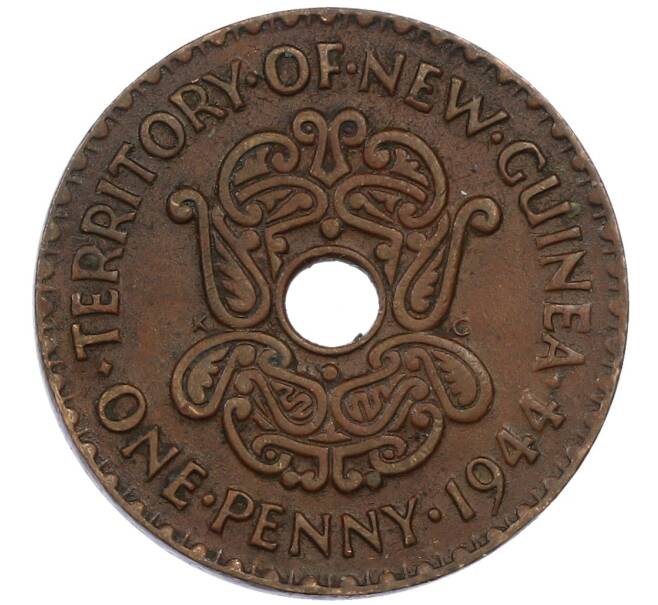 Монета 1 пенни 1944 года Британская Новая Гвинея (Артикул: M2-88007) — Фото №2