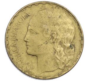 1 песета 1937 года Испания — Фото №2