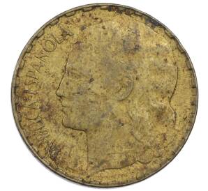 1 песета 1937 года Испания — Фото №2