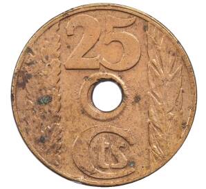 25 сентимо 1938 года Испания — Фото №2