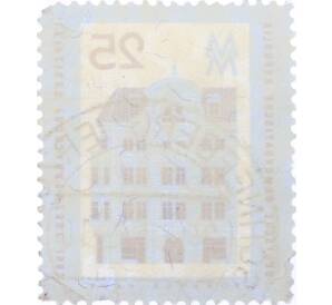 Почтовая марка 25 пфеннигов 1962 года Восточная Германия (ГДР) «Римский Дом» — Фото №2