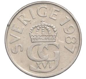 5 крон 1987 года Швеция — Фото №1