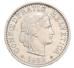 20 раппенов 1982 года Швейцария — Фото №1