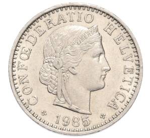 20 раппенов 1985 года Швейцария — Фото №1