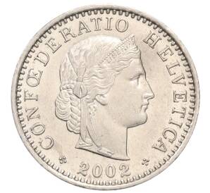 20 раппенов 2002 года Швейцария — Фото №1