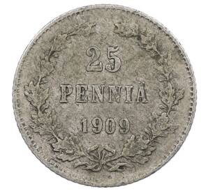 25 пенни 1909 года Русская Финляндия — Фото №1