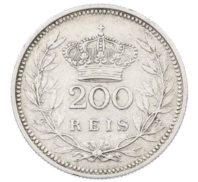 Монета 200 рейс 1909 года Португалия (Артикул: M2-88113) — Фото №2