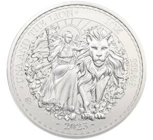 1 фунт 2023 года Остров Святой Елены «Уна и лев» — Фото №1