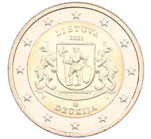 2 евро 2021 года Литва «Литовские этнографические регионы — Дзукия» — Фото №1