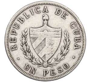 1 песо 1915 года Куба — Фото №2