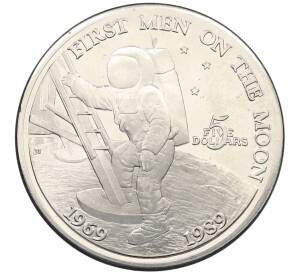 5 долларов 1989 года Маршалловы острова «20 лет первому человеку на Луне» — Фото №1
