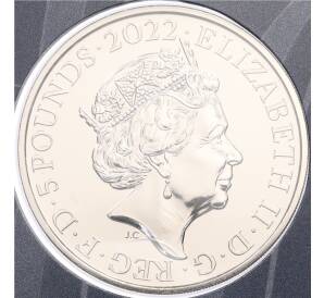 5 фунтов 2022 года Великобритания «40 лет со дня рождения герцога Кембриджского Уильяма» (в буклете) — Фото №2