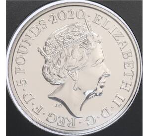 5 фунтов 2020 года Великобритания «Джеймс Бонд агент 007 — 07 Pay Attention 007» (в буклете) — Фото №2