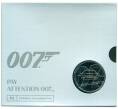 Монета 5 фунтов 2020 года Великобритания «Джеймс Бонд агент 007 — 07 Pay Attention 007» (в буклете) (Артикул: M2-88176)