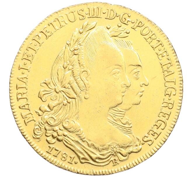 Монета 6400 рейс 1781 года Португальская Бразилия (Королева Мария I) (Артикул: M2-88179) — Фото №1