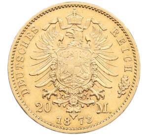 20 марок 1873 года Германия (Вюртемберг) — Фото №2