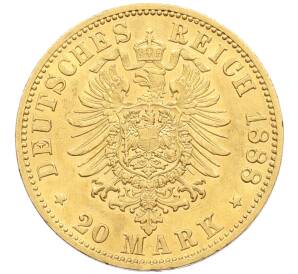 20 марок 1888 года Германия (Пруссия) — Фото №2
