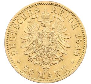 20 марок 1888 года Германия (Пруссия) — Фото №2