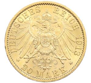 20 марок 1913 года Германия (Пруссия) — Фото №2