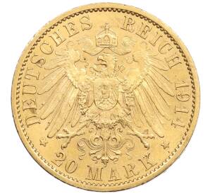 20 марок 1914 года Германия (Пруссия) — Фото №2