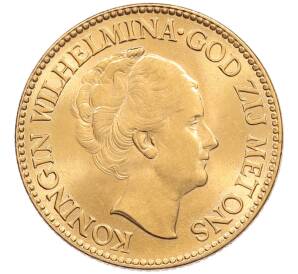 10 гульденов 1932 года Нидерланды — Фото №2