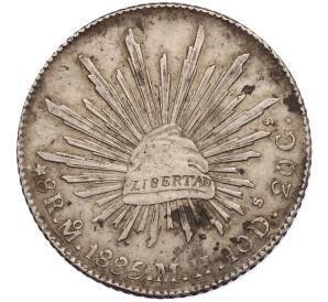 8 реалов 1885 года Мексика — Фото №1
