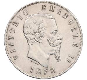 5 лир 1872 года Италия — Фото №1