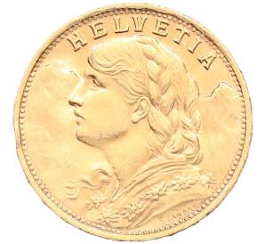 20 франков 1947 года Швейцария — Фото №2