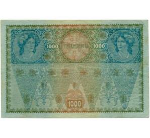 1000 крон 1919 года Австрия (Надпечатка на 1000 крон 1902 года) — Фото №2