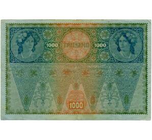 1000 крон 1919 года Австрия (Надпечатка на 1000 крон 1902 года) — Фото №2