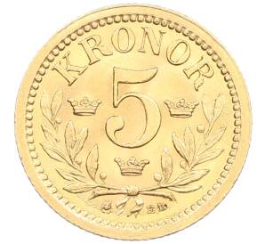 5 крон 1899 года Швеция — Фото №2