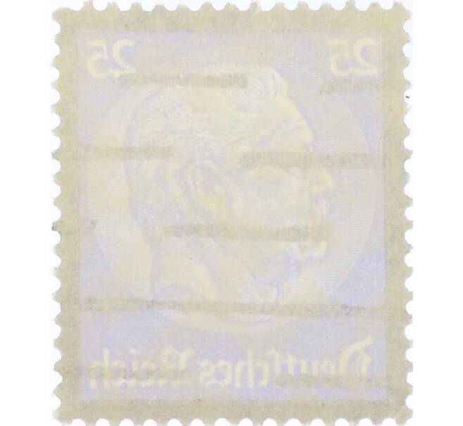 Почтовая марка 25 рейхспфеннигов 1934 года Германия «Смерь Пауля фон Гинденбурга» (Артикул: P2-0031) — Фото №2