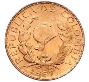 1 сентаво 1967 года Колумбия — Фото №1