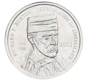 5 шиллингов 2002 года Сомалиленд «Ричард Френсис Бертон» — Фото №1