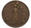 Монета 10 чентезимо 1911 года Италия «50 лет Королевству» (Артикул: M2-88323) — Фото №1