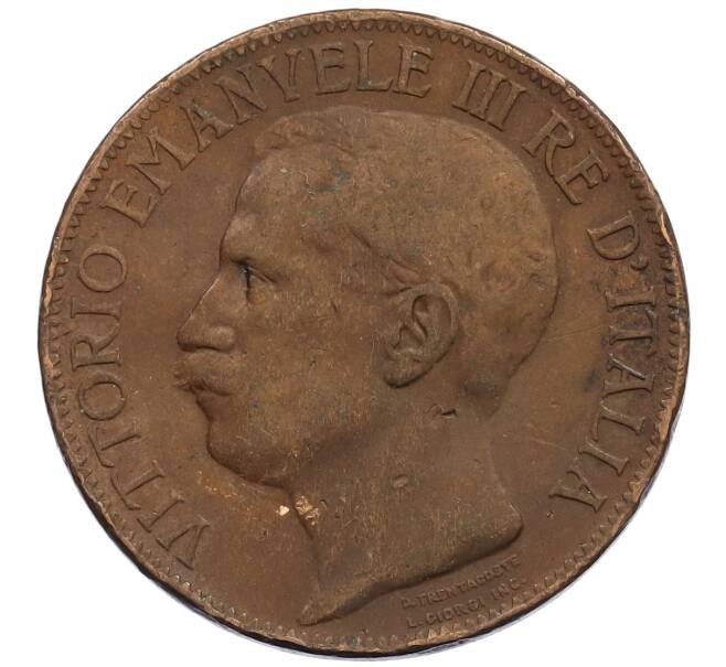 Монета 10 чентезимо 1911 года Италия «50 лет Королевству» (Артикул: M2-88324) — Фото №2