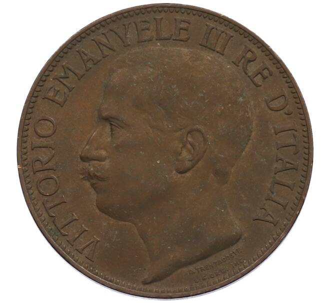 Монета 10 чентезимо 1911 года Италия «50 лет Королевству» (Артикул: M2-88331) — Фото №2