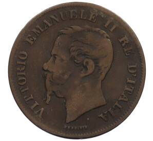 5 чентезимо 1861 года М Италия — Фото №2