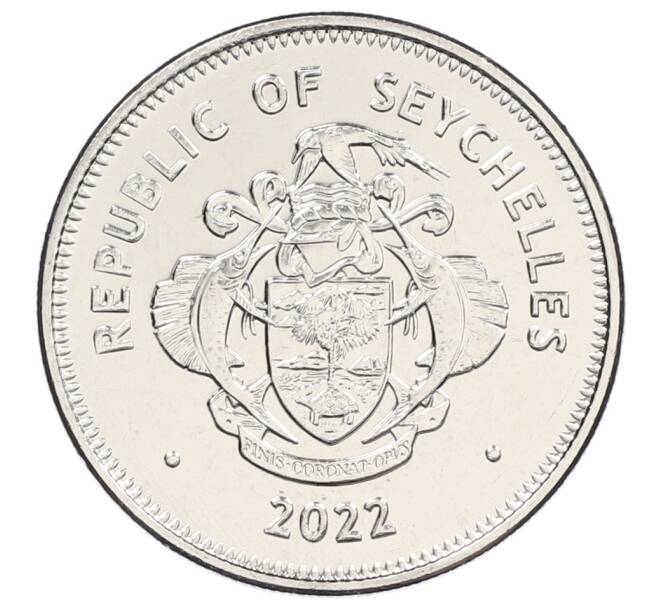 Монета 1 рупия 2022 года Сейшелы (Артикул: K12-64227) — Фото №2