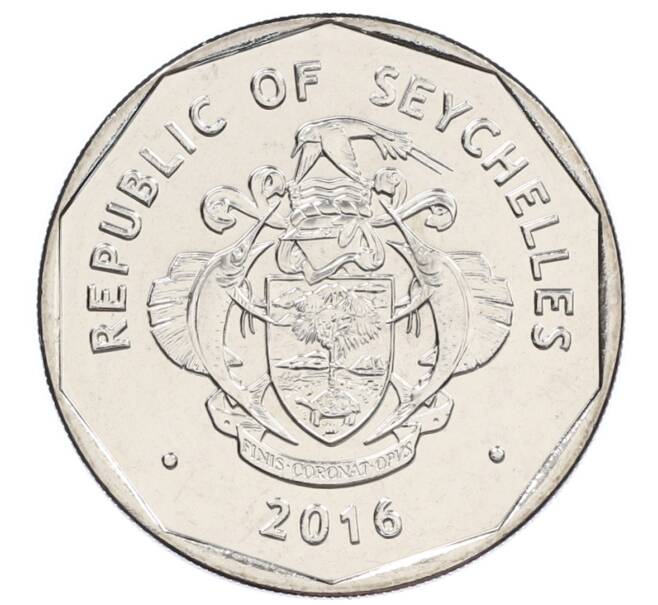 Монета 5 рупий 2016 года Сейшелы (Артикул: K12-64252) — Фото №2