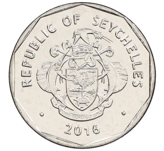 Монета 5 рупий 2016 года Сейшелы (Артикул: K12-64259) — Фото №2