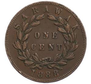 1 цент 1888 года Саравак — Фото №1