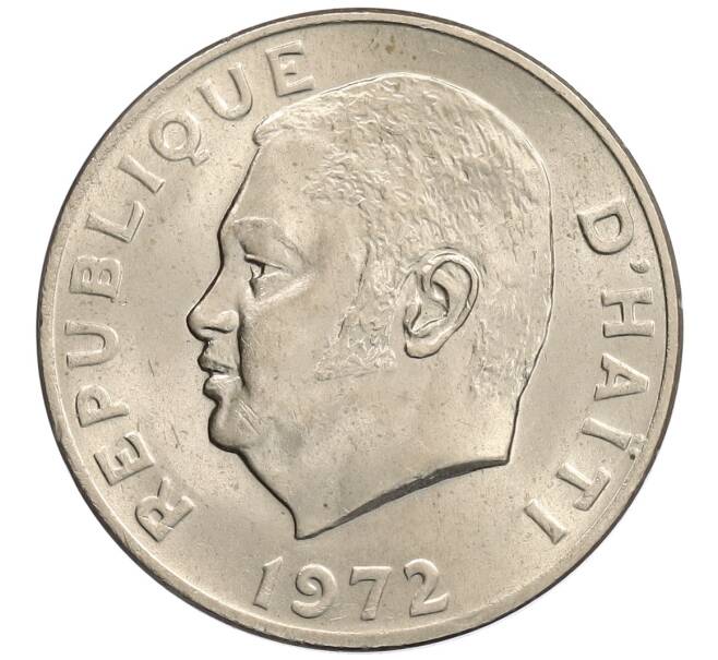 Монета 50 сантимов 1972 года Гаити «ФАО» (Артикул: K2-0601) — Фото №1