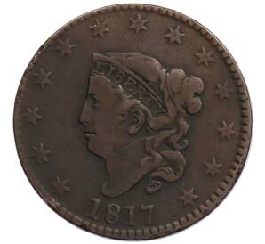 1 цент 1817 года США — Фото №1