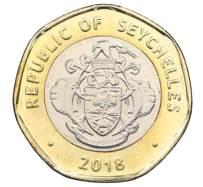 Монета 10 рупий 2018 года Сейшелы (Артикул: K12-64444) — Фото №2