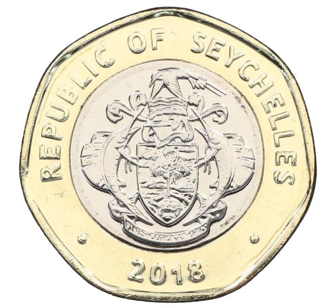 Монета 10 рупий 2018 года Сейшелы (Артикул: K12-64472) — Фото №2