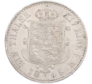 1 талер 1848 года Ганновер — Фото №2